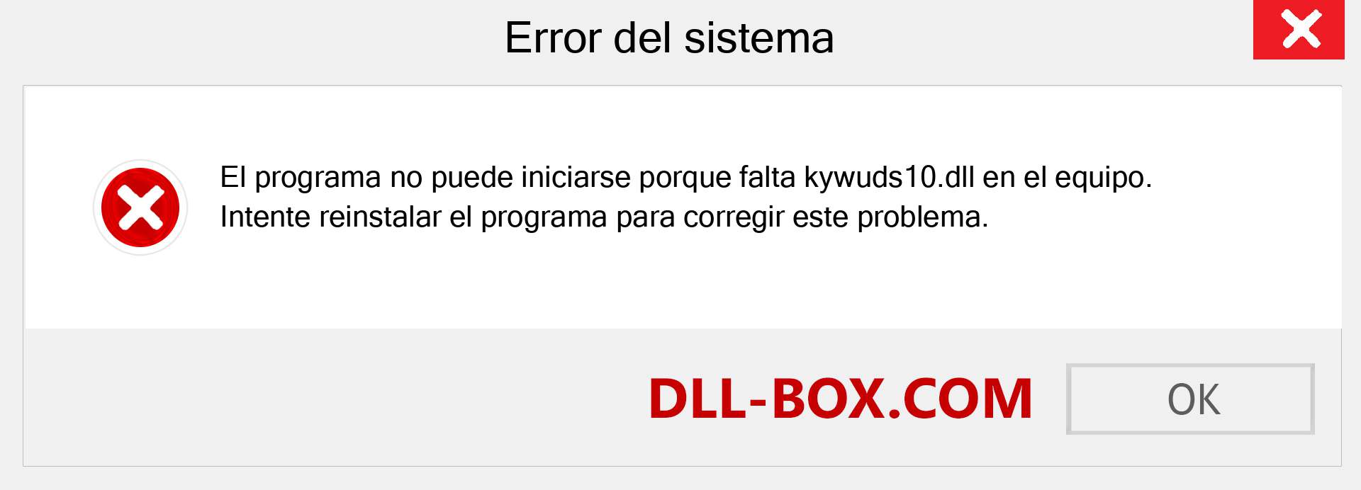 ¿Falta el archivo kywuds10.dll ?. Descargar para Windows 7, 8, 10 - Corregir kywuds10 dll Missing Error en Windows, fotos, imágenes