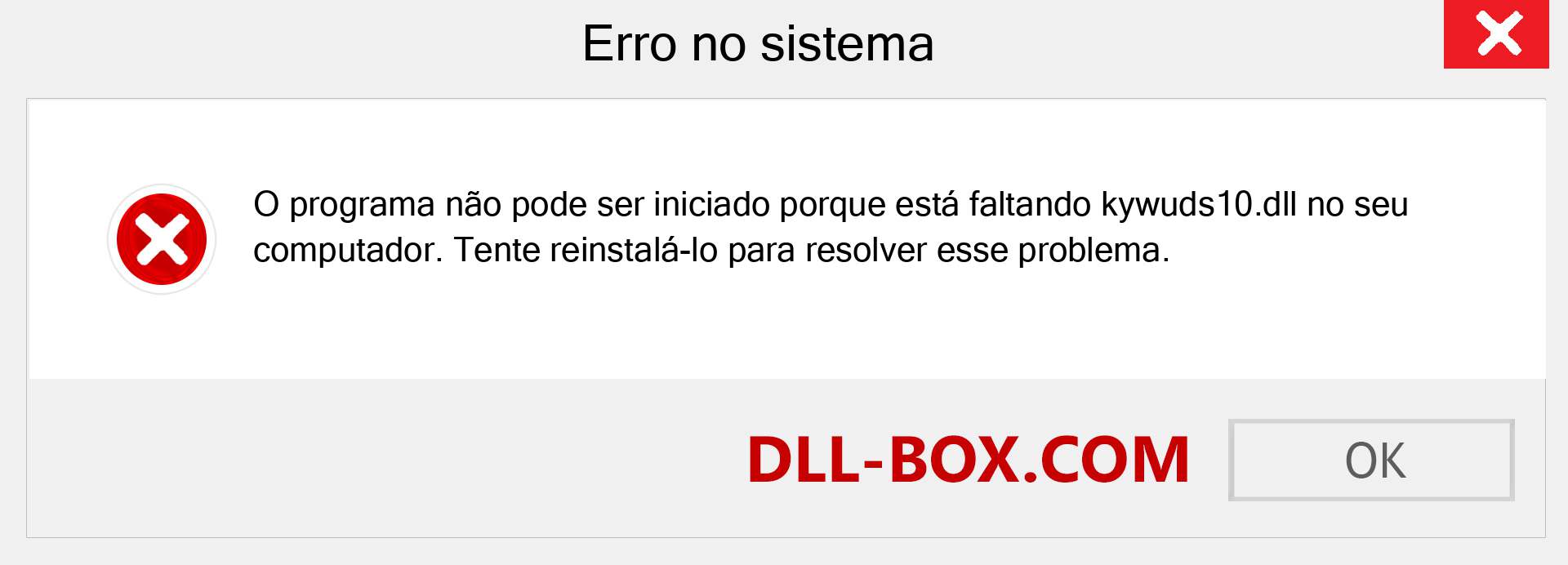 Arquivo kywuds10.dll ausente ?. Download para Windows 7, 8, 10 - Correção de erro ausente kywuds10 dll no Windows, fotos, imagens